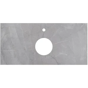 Изображение товара столешница 100 см серый глянец для накладных раковин kerama marazzi canaletto риальто cn100.sg560722r