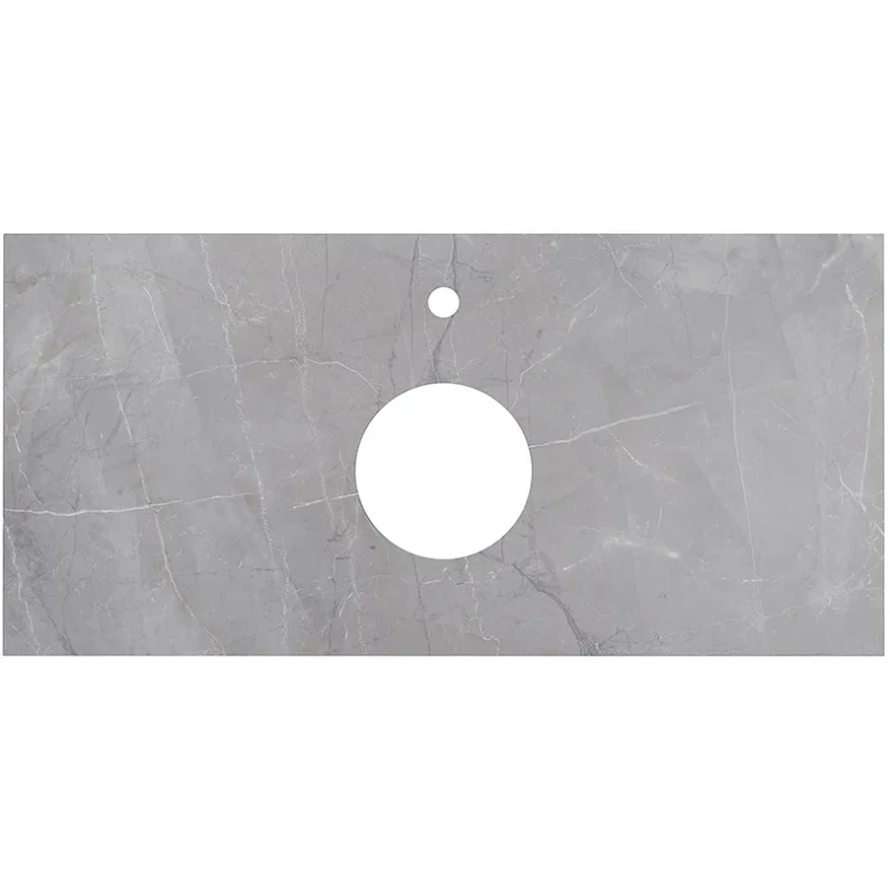 Столешница 100 см серый глянец для накладных раковин Kerama Marazzi Canaletto Риальто CN100.SG560722R