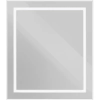 Зеркало BelBagno Kraft SPC-KRAFT-700-800-SENS-AL 70x80 см, с LED-подсветкой, сенсорным выключателем, алюминий