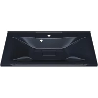 Раковина Uperwood Elen 291120426 89,6x44,5 см, накладная, черный металлик
