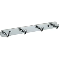 Планка с крючками Savol S-003254 для ванны, хром