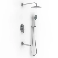 Душевой комплект Berges Nardis 3R 071013 230 мм, со смесителем, хром