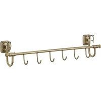 Планка с крючками Savol 64 S-006476 для ванны, бронза
