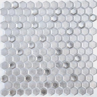 Мозаика Alchimia Argento grani hexagon 13x23x6