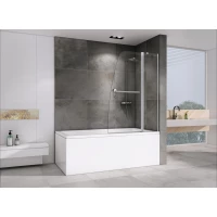 Шторка для ванны 100 см Abber Ewiges Wasser AG50100 прозрачное