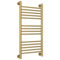 Полотенцесушитель водяной 800x400 золотой матовый Сунержа Богема+ 032-0220-8040