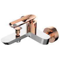 Смеситель для ванны хром/розовое золото Bien Hermes BB01009405