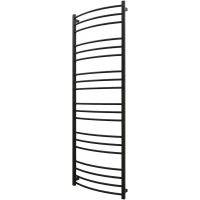 Полотенцесушитель электрический Grota Eco Calma 4650186710406 1800x630, ТЭН левый/правый, черный матовый