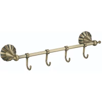Планка с крючками Savol 89C S-08974C для ванны, бронза