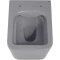 Унитаз подвесной Abber Rechteck AC1201MG безободковый, с сиденьем микролифт, серый матовый - 5