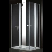 Душевой уголок Cezares Elena 120x90 см текстурное стекло ELENA-W-AH-2-120/90-P-Cr-L