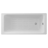 Ванна чугунная Delice Parallel DLR220502-AS 170x80 см, с антискользящим покрытием, белый