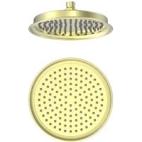 Верхний душ Wonzon & Woghand WW-88DP05-BG 228 мм, золотой матовый