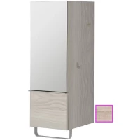 Полуколонна серый дуб с зеркальной дверцей шарниры слева Jacob Delafon Odeon Up EB893G-E71