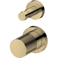 Смеситель для ванны Feramolli Dante OS8819S CoolStart, встраиваемый, золотой матовый