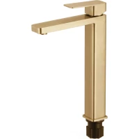 Смеситель для раковины Fmark FS8711C золотой матовый