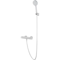 Термостат для душа Wonzon & Woghand Inn 6 WW-B2029-A-MW с душевым гарнитуром, белый матовый