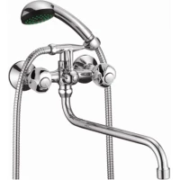 Смеситель для ванны D-Lin D140817 универсальный, с душевым гарнитуром, хром