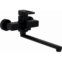 Смеситель для ванны D-Lin D147366-A универсальный, с душевым гарнитуром, черный матовый