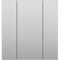 Зеркальный шкаф 75x80 см белый глянец R Misty Аура Э-Аур02075-01