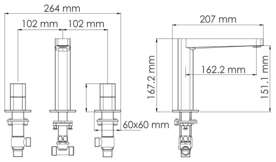 Смеситель для раковины WasserKRAFT Nuthe 9135 - фото 3