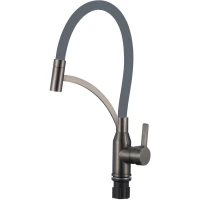Смеситель для кухни Fmark FS8244Q-04 графит/серый