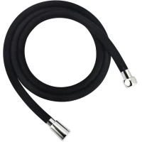 Душевой шланг Savol S-0RG010H 150 см, хром/черный матовый