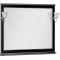 Зеркало 112,2x100 см черный/серебро Aquanet Валенса 00180296 - 1
