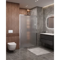 Душевая дверь Cezares Molveno MOLVENO-BF-1-120-P-Cr 120 см, профиль хром, стекло текстурное