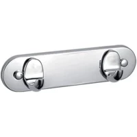 Планка с крючками D-Lin D282310 для ванны, хром