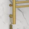 Полотенцесушитель электрический 1000x400 золотой матовый МЭМ левый, перемычка выгнутая Сунержа Богема 3.0 032-5802-1040 - 3