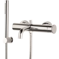 Смеситель для ванны Emmevi Filobrass 85001BZI/CR с душевым гарнитуром, хром