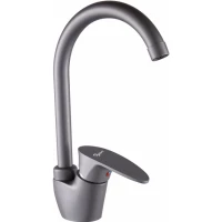 Смеситель для кухни Plstart PL4105-17 оружейная сталь