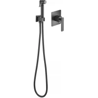 Гигиенический душ Timo Torne 4389/03SM со смесителем, черный матовый