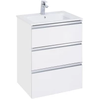 Тумба с раковиной белый глянец 60,5 см Roca The Gap A857404806 + 3279A8000
