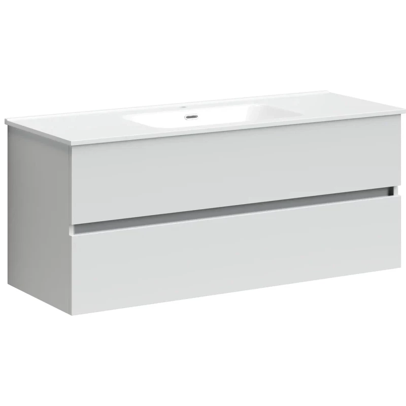 Комплект мебели белый глянец 121 см Sancos Urban UR120-1W + CN7006 + Z1200