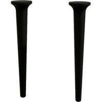 Комплект ножек для тумбы и пенала Cezares Idra 40446 43 см, Nero Opaco