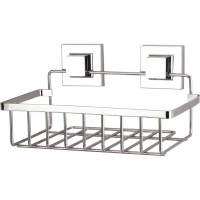 Полка для ванной Tekno-tel EF241 24 см, самоклеящаяся, хром