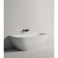 Ванна из литьевого мрамора Salini S-Stone Sofia Wall 102522M 170x80 см, белый матовый