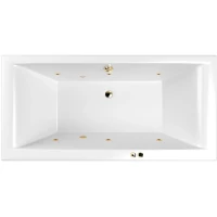 Акриловая гидромассажная ванна 170x80 см Whitecross Savia Duo 0103.170080.100.SOFT.GL