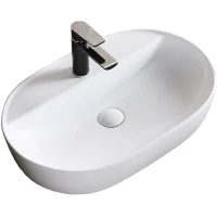 Раковина-чаша Ceruttispa CR0074 60x40 см, накладная, белый