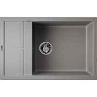 Кухонная мойка Omoikiri Artceramic Sumi 78A-LB-GR 4997102 78x50 см, ленинградский серый