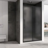 Душевая дверь 150 см Abber Schwarzer Diamant AG30150BMH матовое