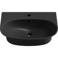 Раковина-чаша Lavinia Boho Bathroom Sink 33311076 55x43 см, накладная, подвесная, черный матовый