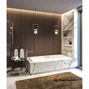 Изображение товара чугунная ванна 150x75 см с отверстиями для ручек goldman elegant eg15075h