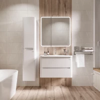 Комплект мебели белый глянец 79,7 см Grossman Адель 108003 + 4627173210249 + 208004