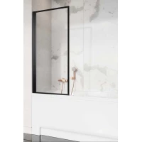 Шторка для ванны Radaway Nes 8 Black PNJ I Frame 70 Left 10061070-54-56L прозрачное