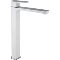 Смеситель для раковины Gappo G1083-82 хром/белый