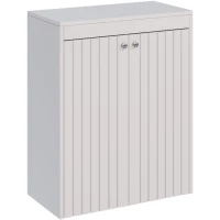 Тумба белый глянец 60,1 см с бельевой корзиной Lemark Romance LM07R35N-SH