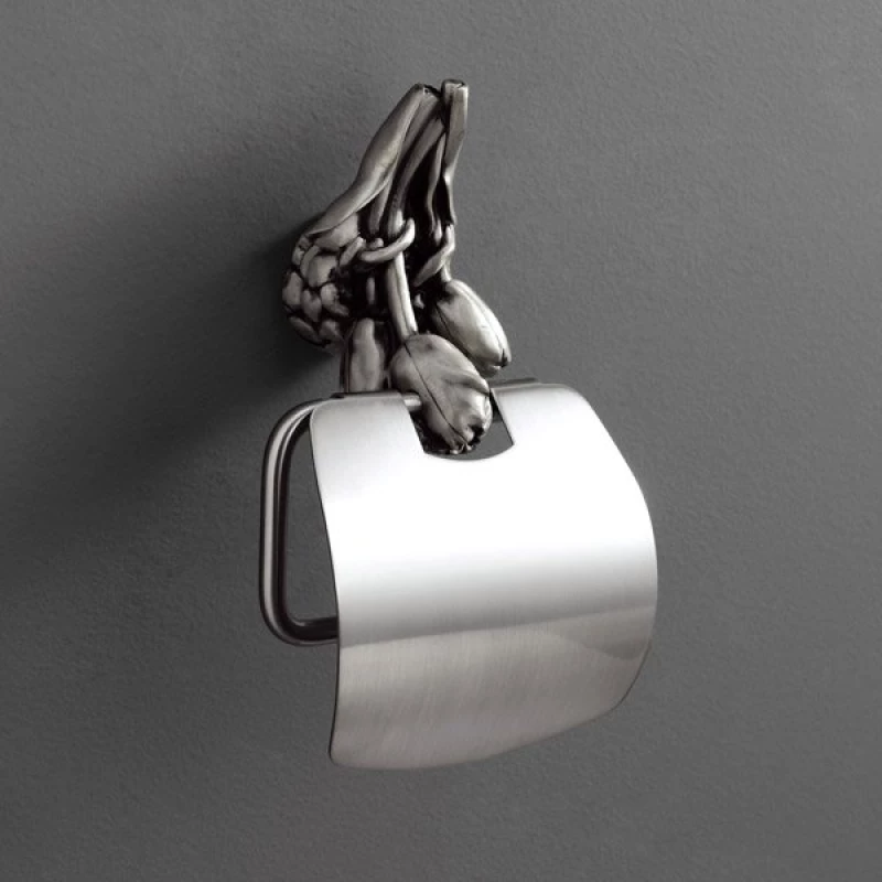 Держатель для туалетной бумаги серебро Art&Max Tulip AM-0829-T